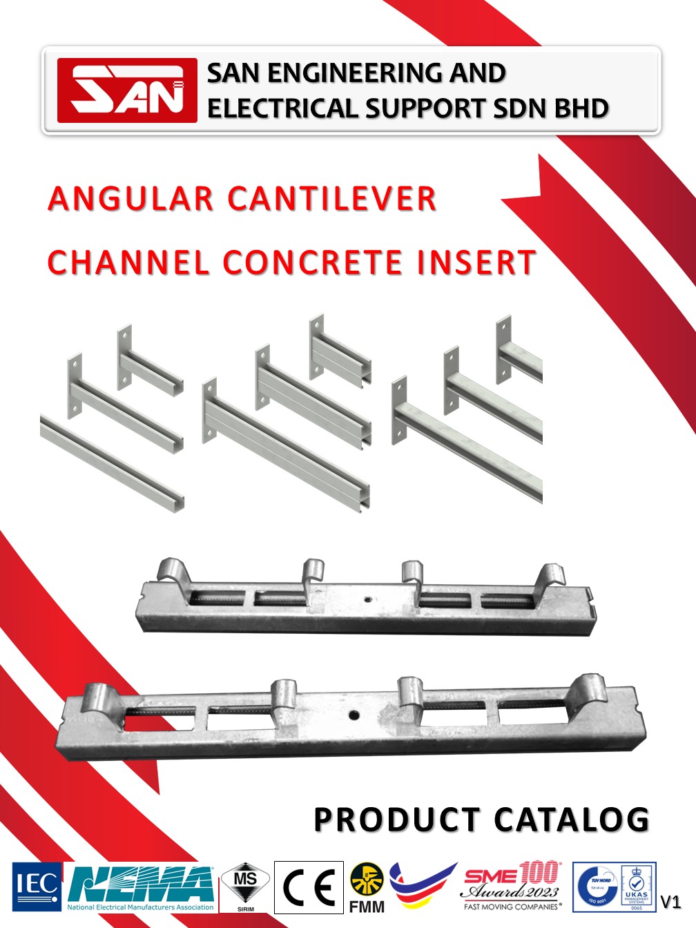 SANSTRUT Angular Cantilever Catalog