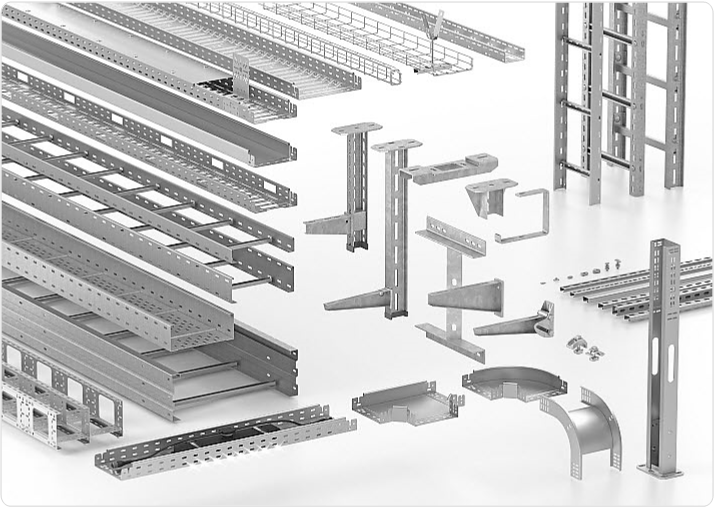 Cable tray layout 2