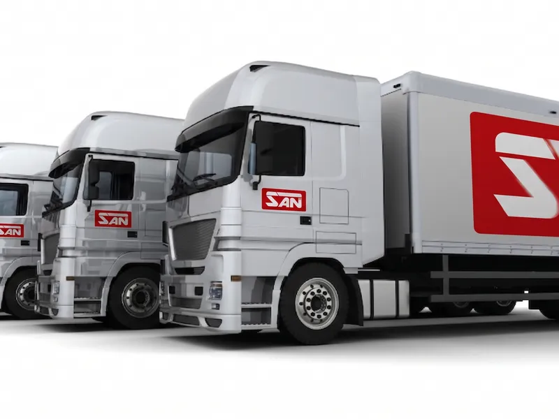SAN Engineering logistics and delivery fleet